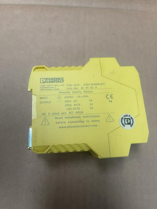 Phoenix Contact - PSR-SCP- 24DC/RSM4/4X1 - 2981538 - Safety Relay