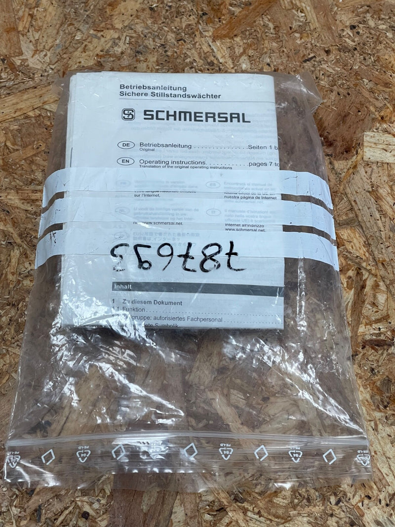 Schmersal – FWS 1205 C (Art. No. 101170056) – Fail-Safe Standstill Monitor