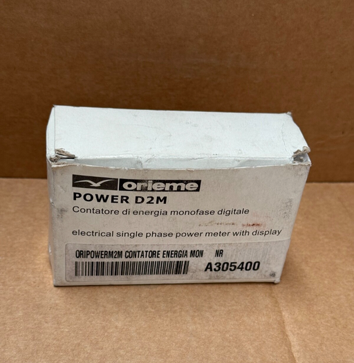 Orieme – POWER D2M – 2‑Module Digital Single‑Phase Power Meter (Up to 80 A)