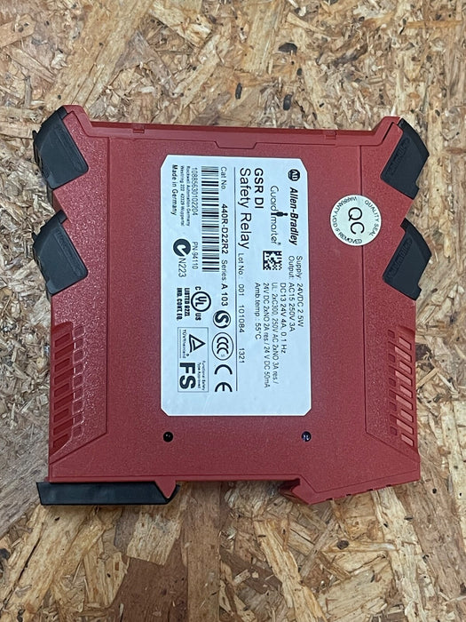 Allen‑Bradley – 440R‑D22R2 – GuardMaster Dual‑Input Safety Monitoring Relay