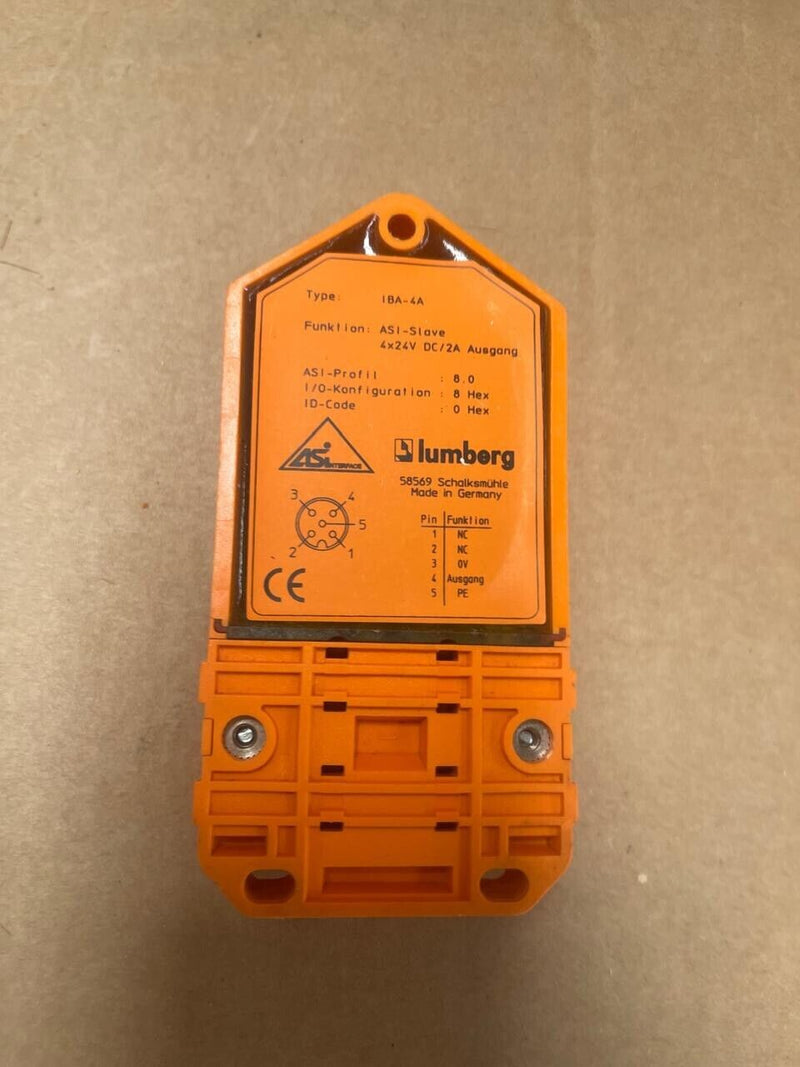 Lumberg Automation - IBA-4A - AS-Interface Module with 4 Digital Outputs