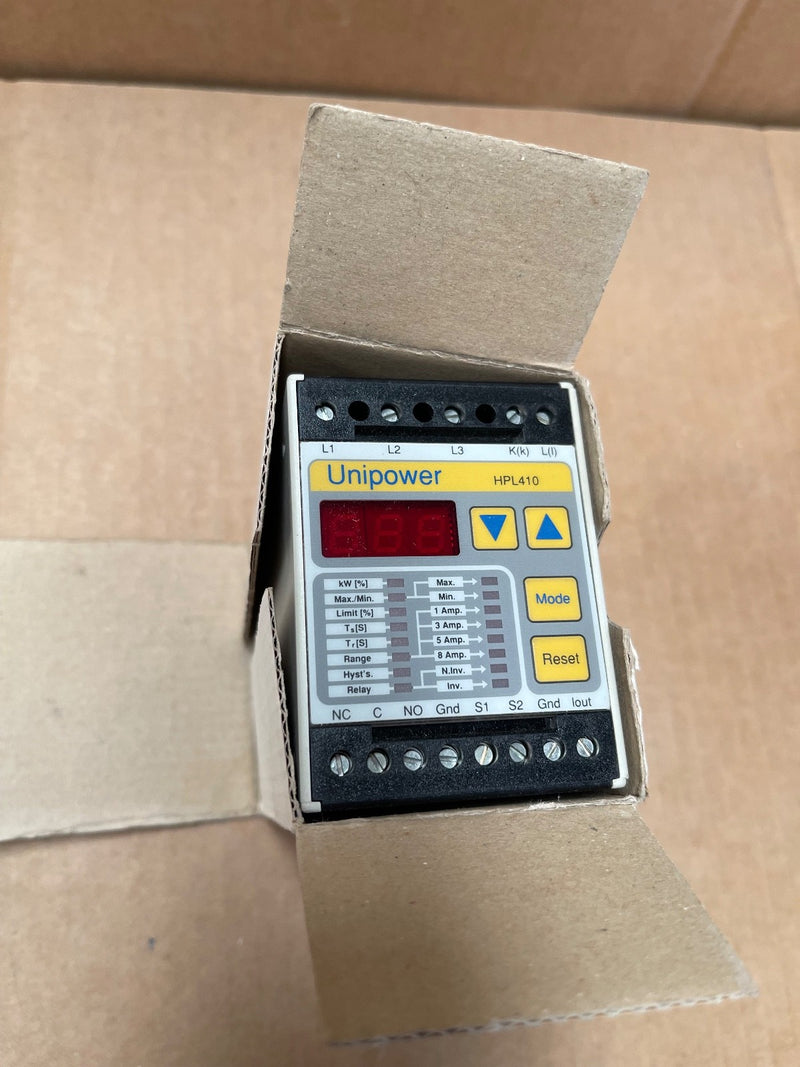 Unipower HPL418/415V Power Monitor Relay – 3 Phase 4–20mA Output