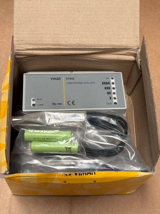 Vimar – 01942 (R01942) – GSM‑BUS Telephone Dialler, DIN‑Rail Module