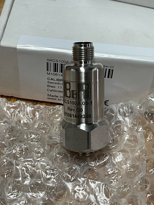 B&R (ABB/B&R) – 0ACS100A.00‑1 – 100 mV/g Top‑Exit Accelerometer Sensor, IP67