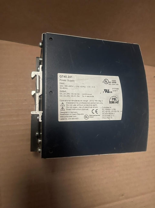 PULS DIMENSION QT40 - QT40.241 - Power Supply 3AC 380-480VAC to 24-28VDC