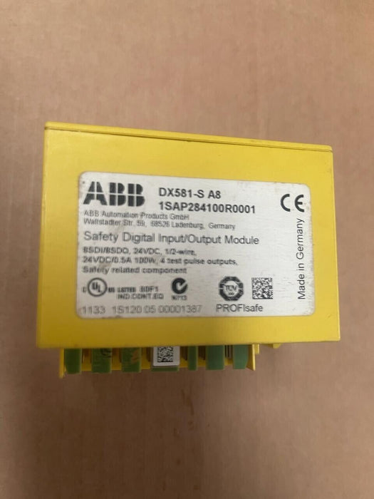 ABB - DX581-S A8 - 1SAP284100R0001 - Safety Digital input/Output Module