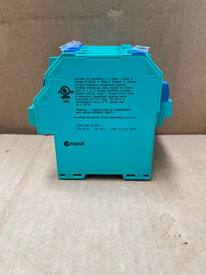 Pepperl+Fuchs – KFD2‑CD2‑Ex1 – 1‑Channel Isolated Current Driver (123523)