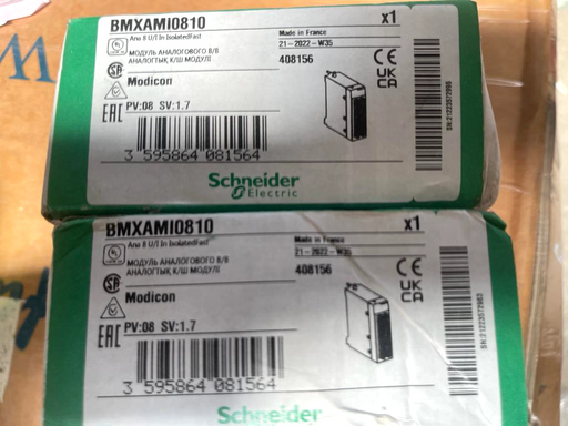 Schneider Electric Modicon BMXAMI0810 X80-E/A-Modul analog