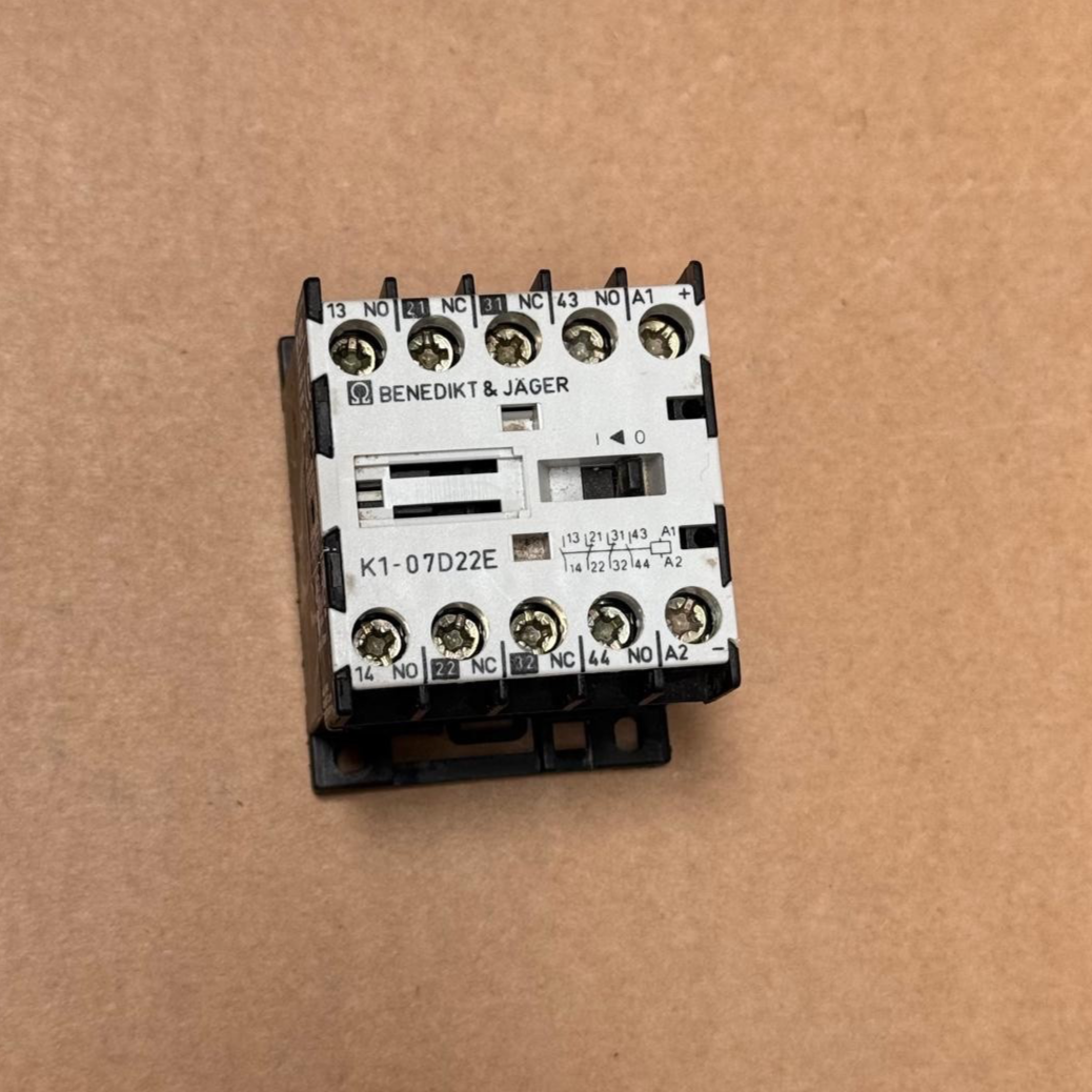 Benedikt & Jäger – K1‑07D22E – Mini Contactor 2NO + 2NC, 24 V DC Coil ...