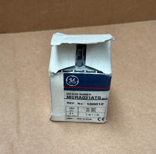 GE – MCRA031ATG (100012) – 3 NO + 1 NC Auxiliary Mini-Contactor Relay, 16A, 48V