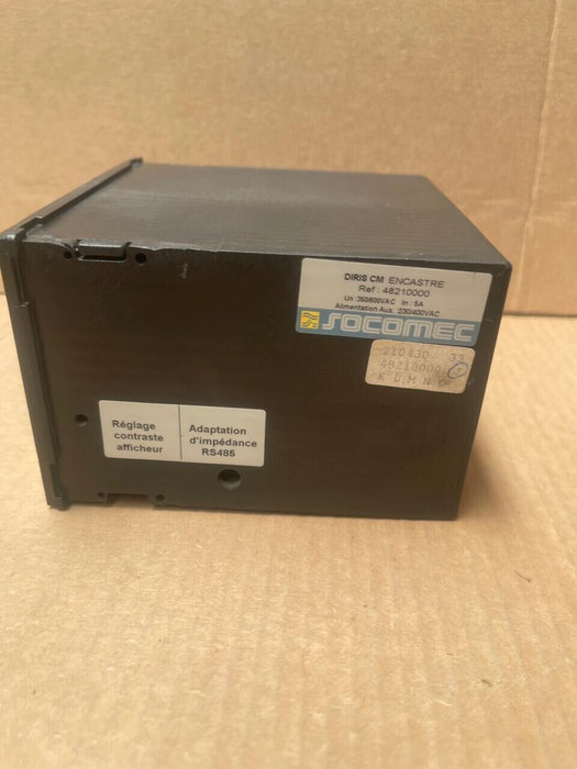 Socomec - 48210000 - DIRIS CM Multifunction Meter, RS485 Modbus, 230VAC