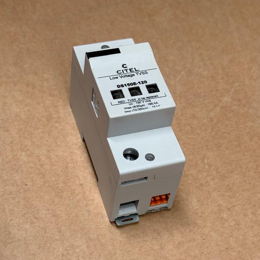 Citel – DS150E‑120 – 120/240 V AC Surge Protector, 165 kA/phase, DIN‑Rail