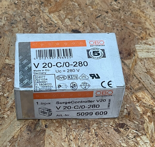 OBO Bettermann – V20‑C 0‑280 (5099609) – Type 2 Plug‑In Surge Arrester Module