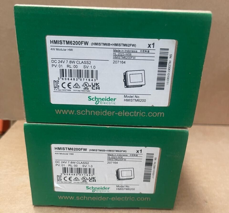 Schneider Ekectric HMI - HMISTM6200FW - HMISTM6B + HMISTM62FW - 4W Moduler HMI