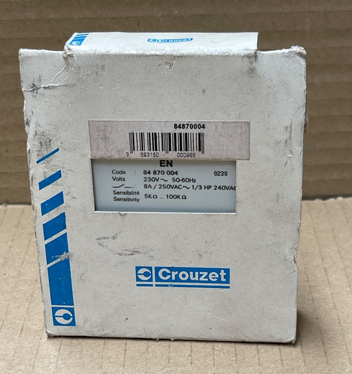 Crouzet – 84870004 – Liquid Level Controller, 230 VAC DIN‑Rail