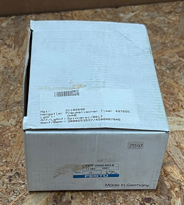 Festo - PZVT-99999-MIN-B (13989) - Pneumatic Timer, 3-Digit, M5 Ports, 2–6 bar