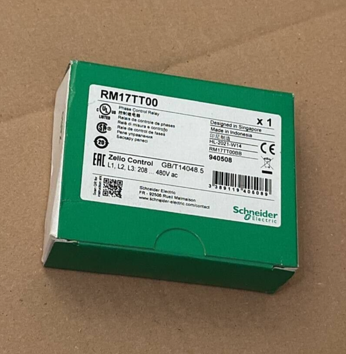 Schneider Electric Zelio Control RM17TT00 Phase Control Relay 