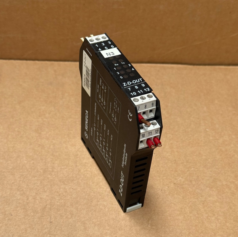 Seneca – Z‑D‑OUT – 5‑Channel Digital Output Module, Modbus RTU, RS‑485, DIN‑Rail