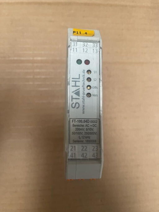 STAHL FT-100.04D Signaltrennverstärker FT-100