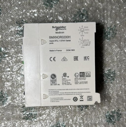 Schneider Electric, BMXNOR0200H, Modicon Harsh RTU, 1 ETH/1 Serial ports
