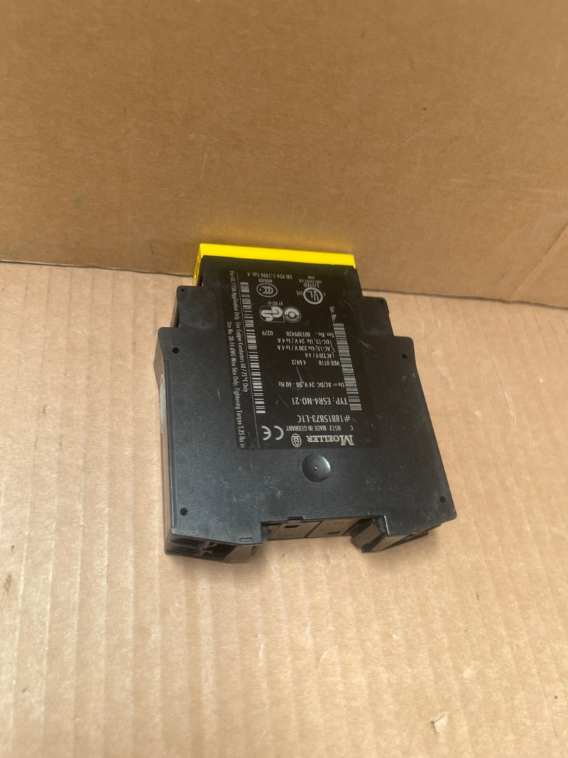 Moeller – ESR4-NO-21 – Safety Relay 24 V DC, 3 NO + 1 NC Outputs, Dual-Channel