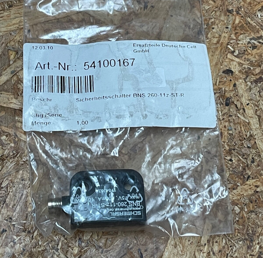 Schmersal - BNS 260-11Z-ST-R - Magnetic Safety Sensor, 1 NO/1 NC, M8 Connector