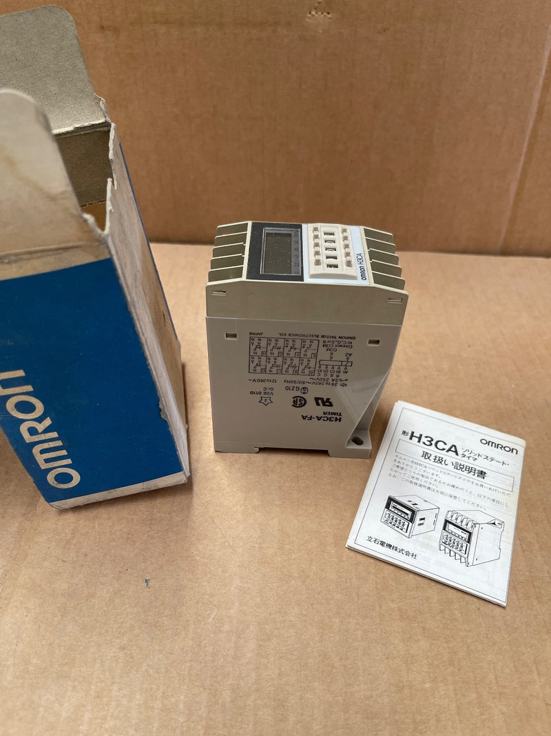 Omron H3CA‑FA – Multifunction Solid‑State Timer Relay, 0.1 s–9990 h