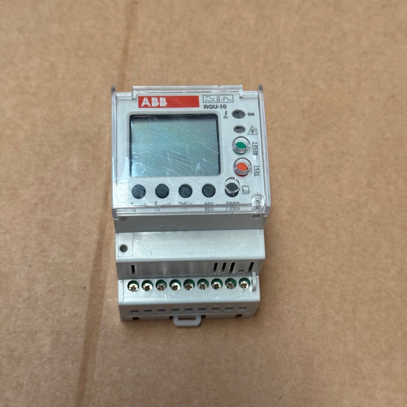ABB – RGU‑10 – Type A Residual-Current (Earth-Leakage) Relay with Pre‑Alarm
