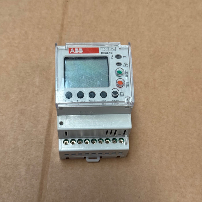 ABB – RGU‑10 – Type A Residual-Current (Earth-Leakage) Relay with Pre‑Alarm
