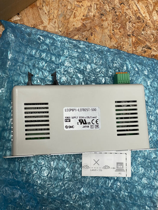 SMC – LECP6P1‑LEFB25T‑500 – Step-Data Stepper Motor Controller for LEF25T