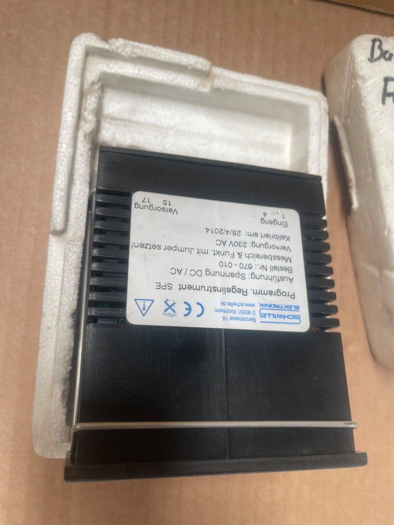 Schwille – SPE 670 – Programmable Panel Meter / Digital Indicator 48×96 mm