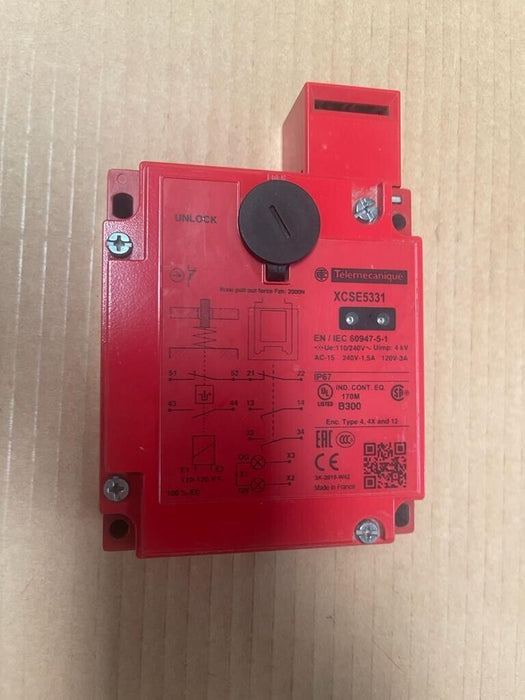 Telemecanique, XCSE5331, Safety switch XCS, metal XCSE, 1NC+2 NO 110/120 V