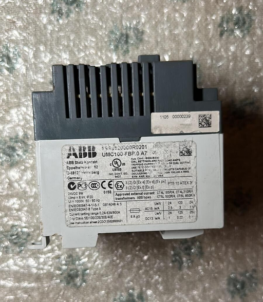 ABB, 1SAJ520000R0201, UMC100-FBP.0 A7 MOTOR CONTROLLER