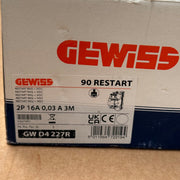 Gewiss – GWD4227R – ReStart RM 2P 16 A Type A RCBO