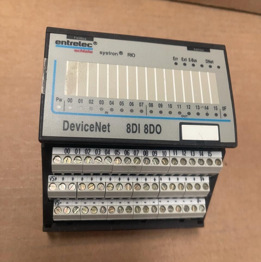 ENTRELEC Systron - DeviceNet 8DI 8DO - IO Controller