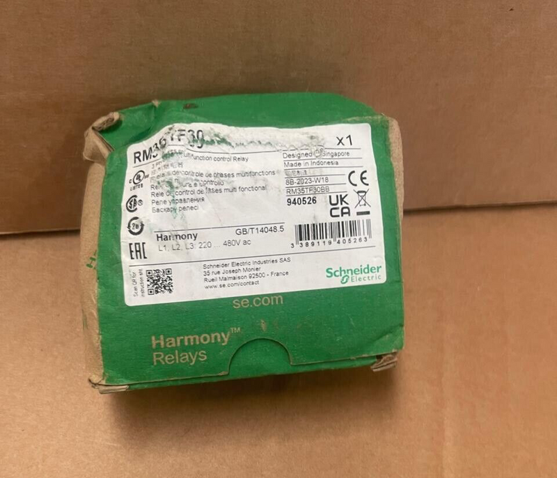 Schneider Electric - RM35TF30 - Harmony 3-Phase Supply Control Relay, 220–480 V