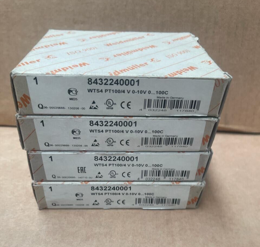 Weidmuller  - 8432240001 - WTS4 PT100/4 V 0-10V 0...100C