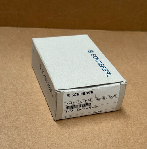 Schmersal – AZ 16 ZVRK‑M20 – Safety Interlock Switch, 1 NO + 1 NC, IP67, 3× M20