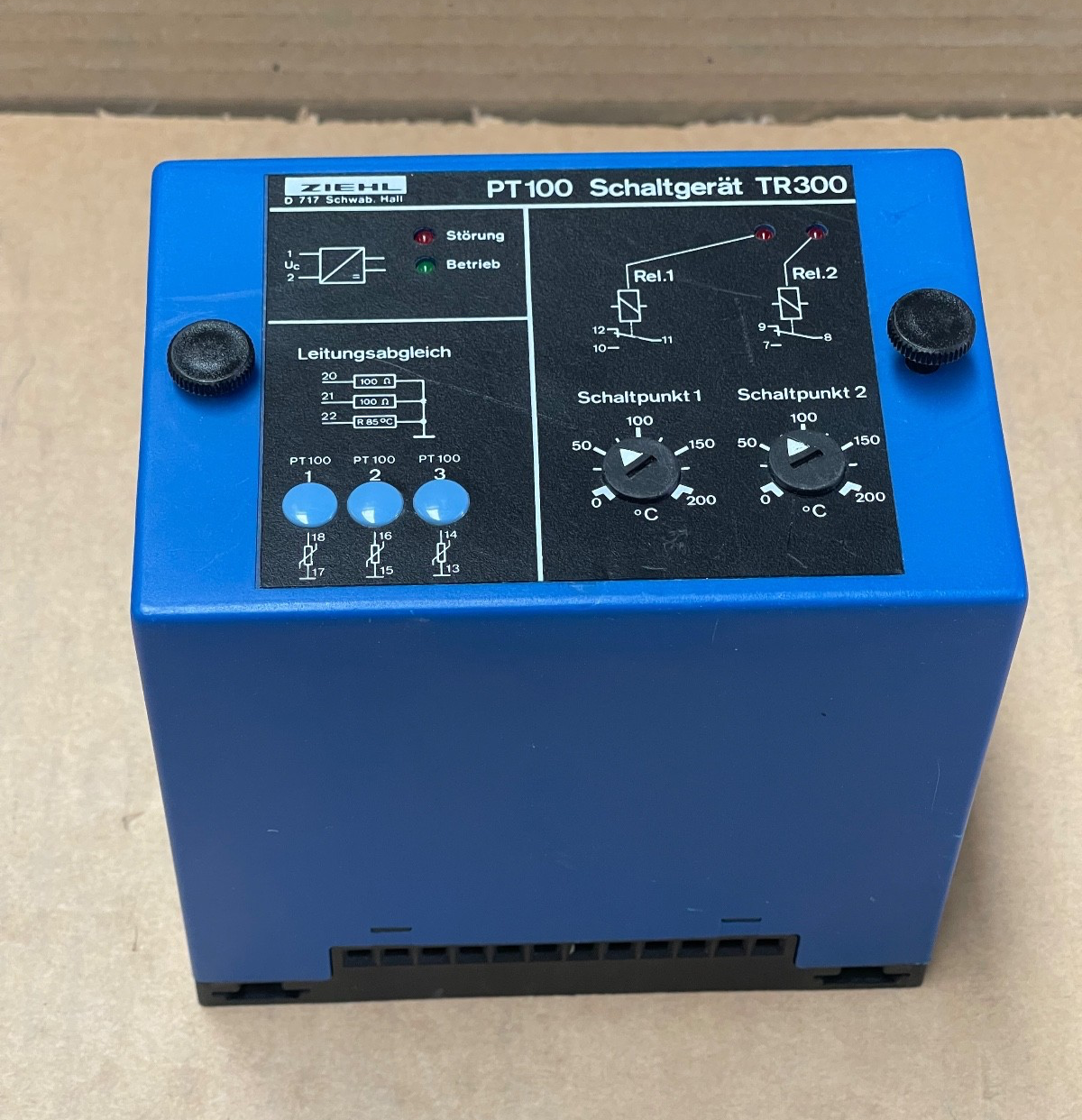 Ziehl – TR300 – Switchgear Temperature Relay / PT100 Temperature Contr ...