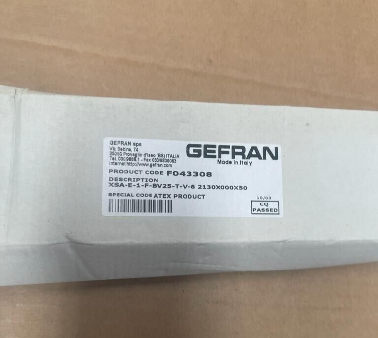 GEFRAN sps - F043308 - XSA-E-1-F-BV25-T-V-6 - Industrial unit