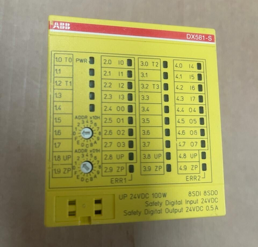 ABB - DX581-S A8 - 1SAP284100R0001 - Safety Digital input/Output Module