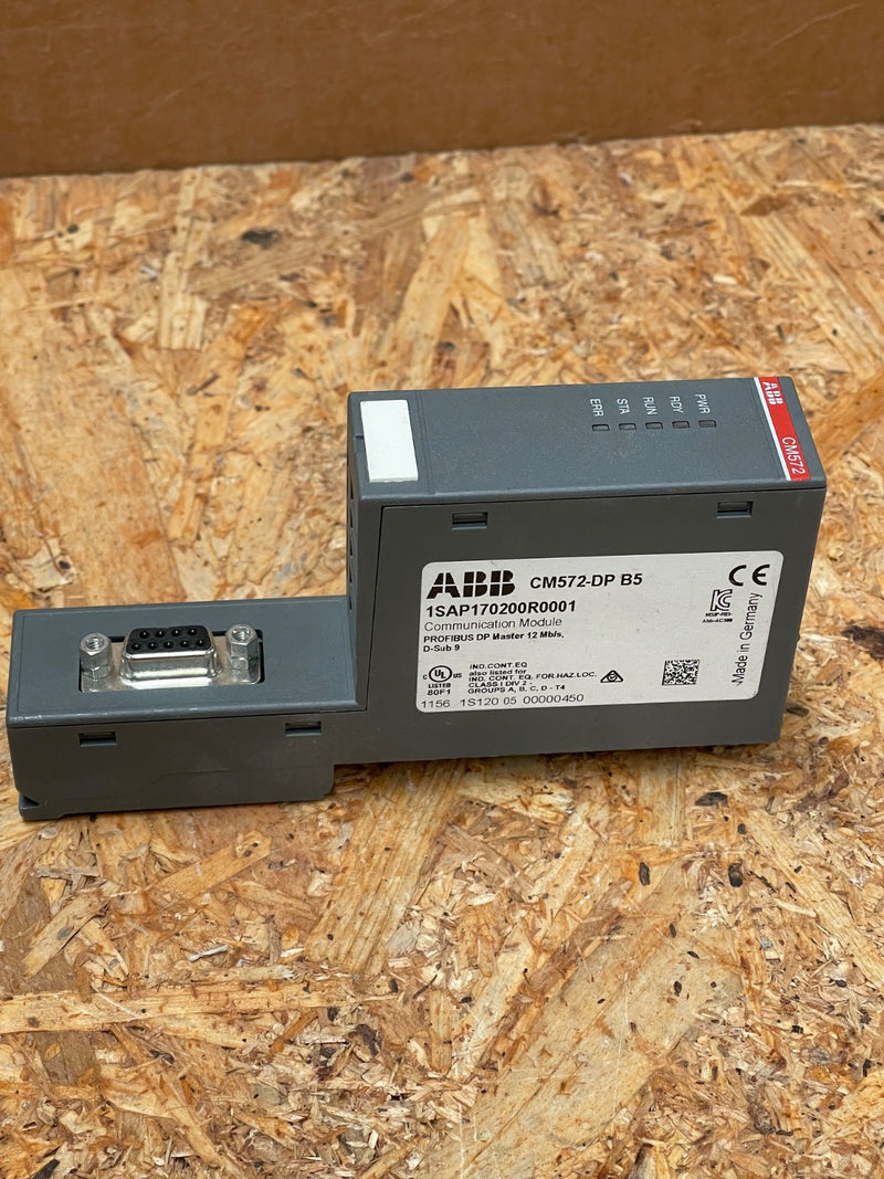 ABB – CM572‑DP B5 – PROFIBUS‑DP Master Module for AC500 PLC (1SAP170200R0001)