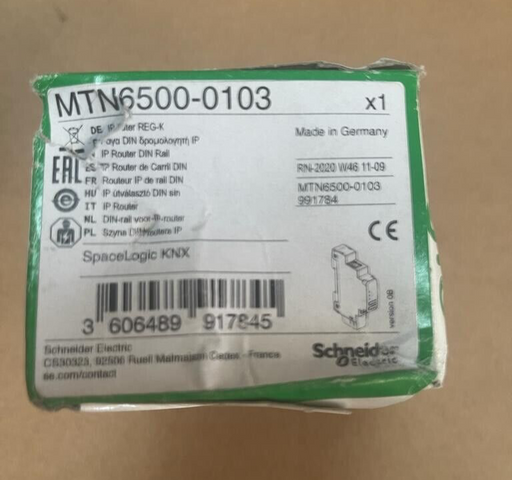 Schneider ELectric SpaceLogic KNX MTN6500-0103 IP-Router DIN Rail