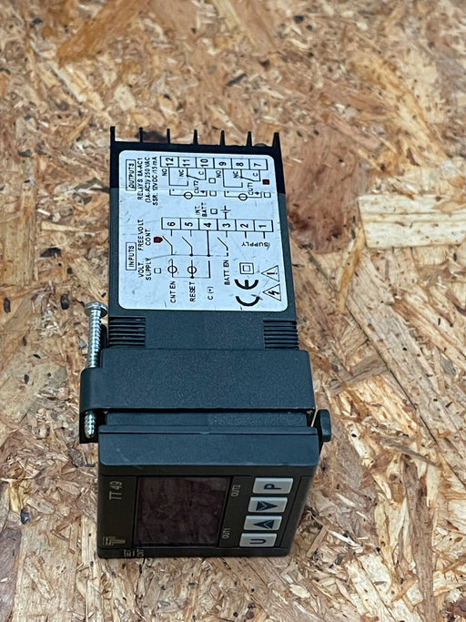 Tecnologic - TT49-LCRR - Digital Timer/Counter, 24 V AC/DC, 48×48 mm, Dual Relay