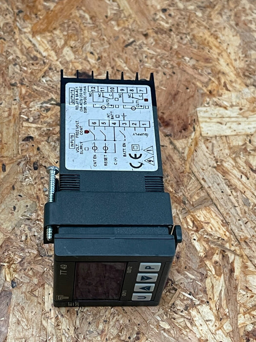 Tecnologic - TT49-LCRR - Digital Timer/Counter, 24 V AC/DC, 48×48 mm, Dual Relay