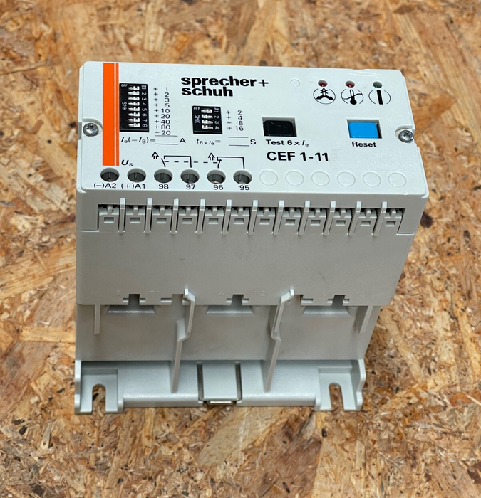 Sprecher & Schuh – CEF1‑11 – Electronic Motor Protector, 0.5–180 A, 240 V AC