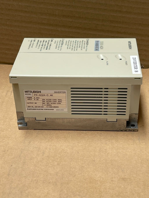 Mitsubishi Electric – FR‑A024‑0.4K – FREQROL‑A024 0.4 kW VFD / AC Drive