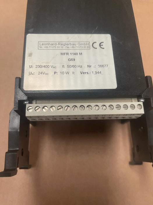 Leonhard Reglerbau MFR11 - MFR1140M - U,V Spannungs-/Frequenz schutzsystem