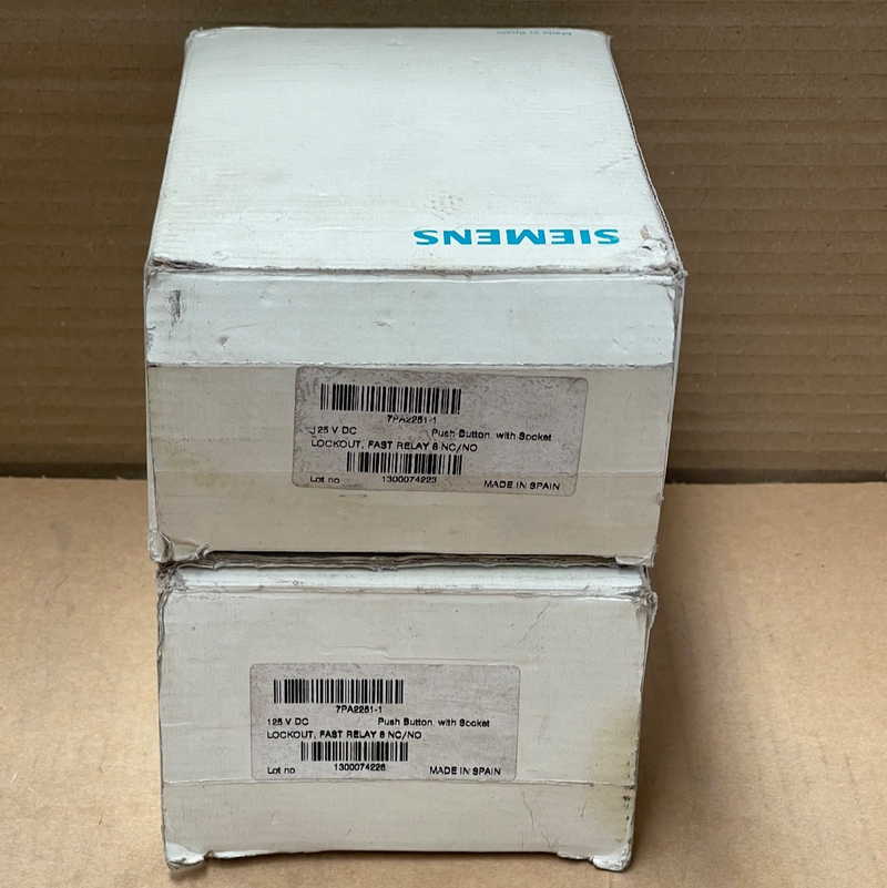 Siemens – 7PA2251‑1 – Fast Lock‑Out Bistable Relay 125 V DC 8‑Contact With Reset