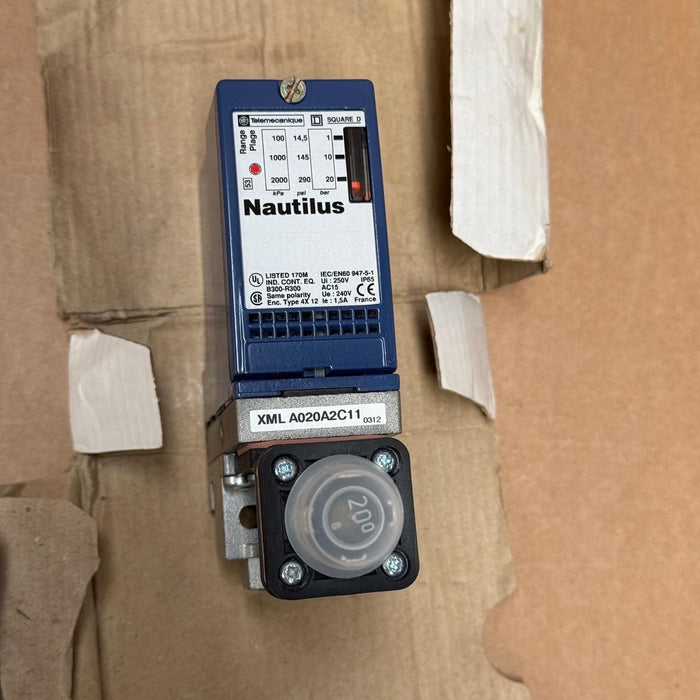 Telemecanique – XMLA020A2C11 – 20 bar Pressure Switch, 1 SPDT, G¼ Thread